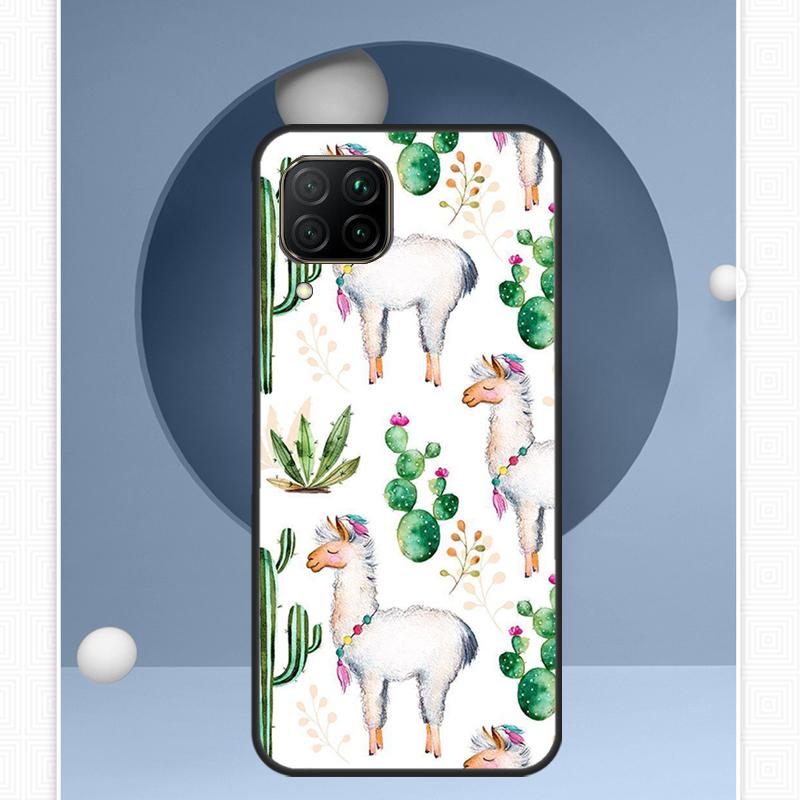 Lama Llama Alpacas For Huawei Nova Y72 Y90 Y61 Y91 Y60 Y70 12s 12i 11i 8i 9 10 SE P20 P40 Lite P60 P30 Pro Case