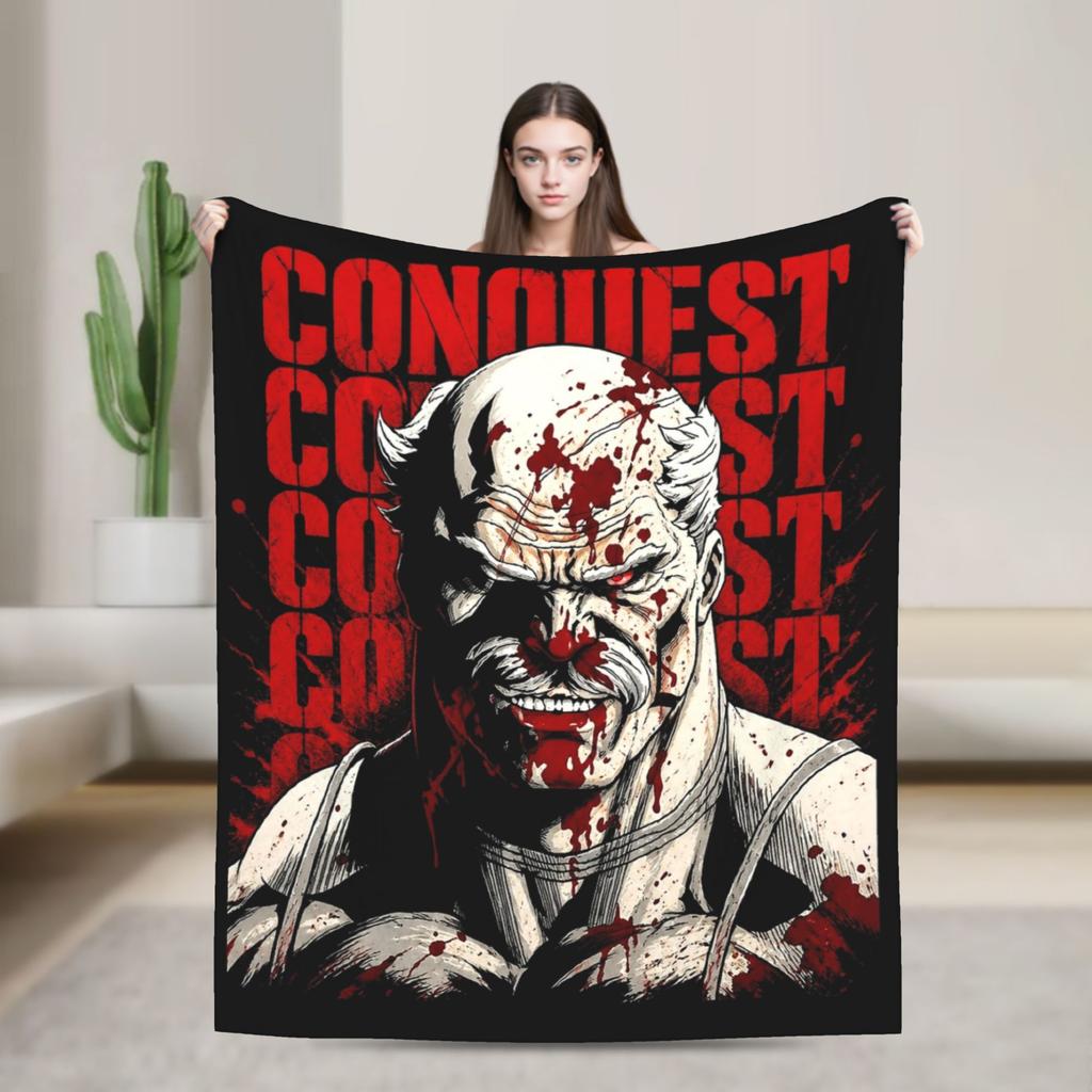 Invincible Heroes Get Grimy Street Comic Blankets Flannel Spring/Autumn Portable Warm Throw Blanket for Home Car Bedspreads