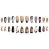 Wearable Manicure Almond Fake Nails Spring Press On Nails Detachable 3D Long Fake Nails  Girl