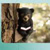 Solar Garden Light Ornament, Resin Bear Statue