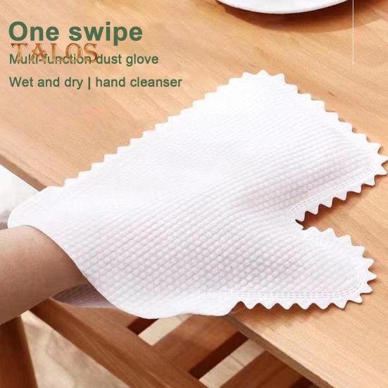 20 ks protiprachových rukavic Opakovaně použitelné omyvatelné rukavice pro úklid domácnosti Víceúčelové antistatické rukavice na potírání rostlinného prachu Výkonná čisticí utěrka