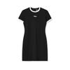 Original Color Block Edge Fashion Simple Classic Retro Casual Versatile Comfortable Round Neck Slim Short Sleeve Dress F51W629301FBK