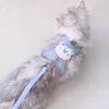 Cat Leash Cute Soft Vest Style Adjustable Small Cat Dog Outdoor Special Chest Harness Pet Leash