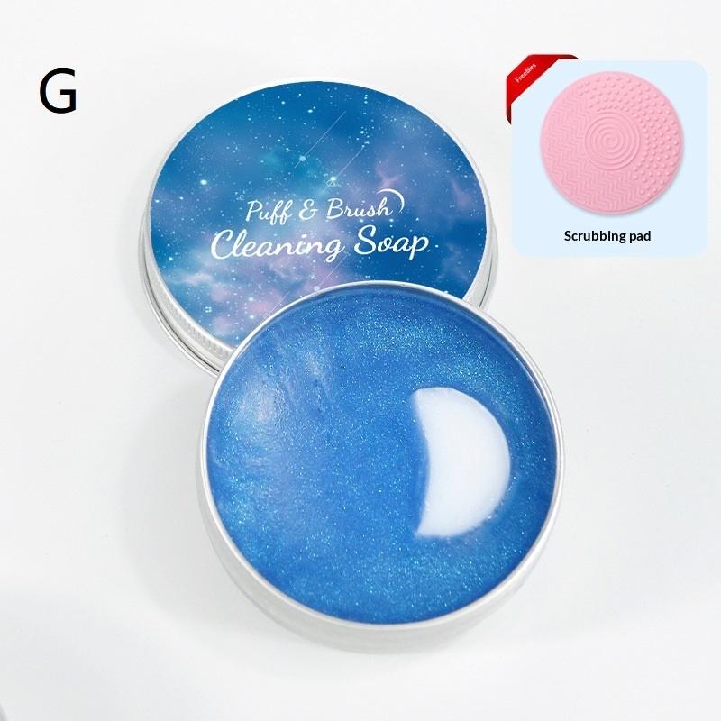 Natural Multi-Functional Makeup Brush Cleaner Soap Portable Cosmetics Washing Tool for Travel Beauty Reusable Cleaning Accessory
