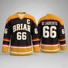 Hockey Jersey Shirt Off Campus Briar 66 Number Jersey Hockey Romance Merch Unisex Trendy Long Sleeve Breathable Loose Sportswear
