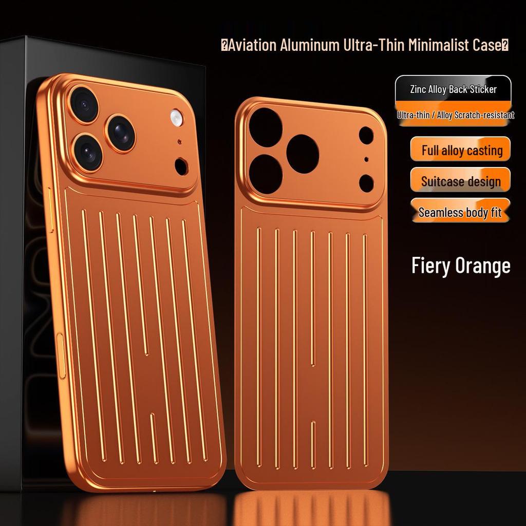 Minimalist Drop-Proof Suitcase Style Case for iPhone 17 & 16 Pro Max