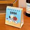 Mini Desktop Calendar Coil Binding Daily Planner Simple 2026 Desk Calendar  Gifts