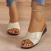 Fashion New Lightweight/non-slip Comfortable Wedge Shoes Summer Round Head Sexy Comfortable Breathable Sandals for Women