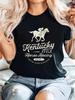 Kentucky Horse Racing Style T-shirt