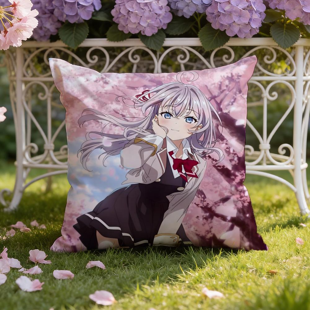 A-Alya Hides Feelings Cushion Cover Home & Car Dual-Scene Pillow Cover: Reversible for Premium Comfort