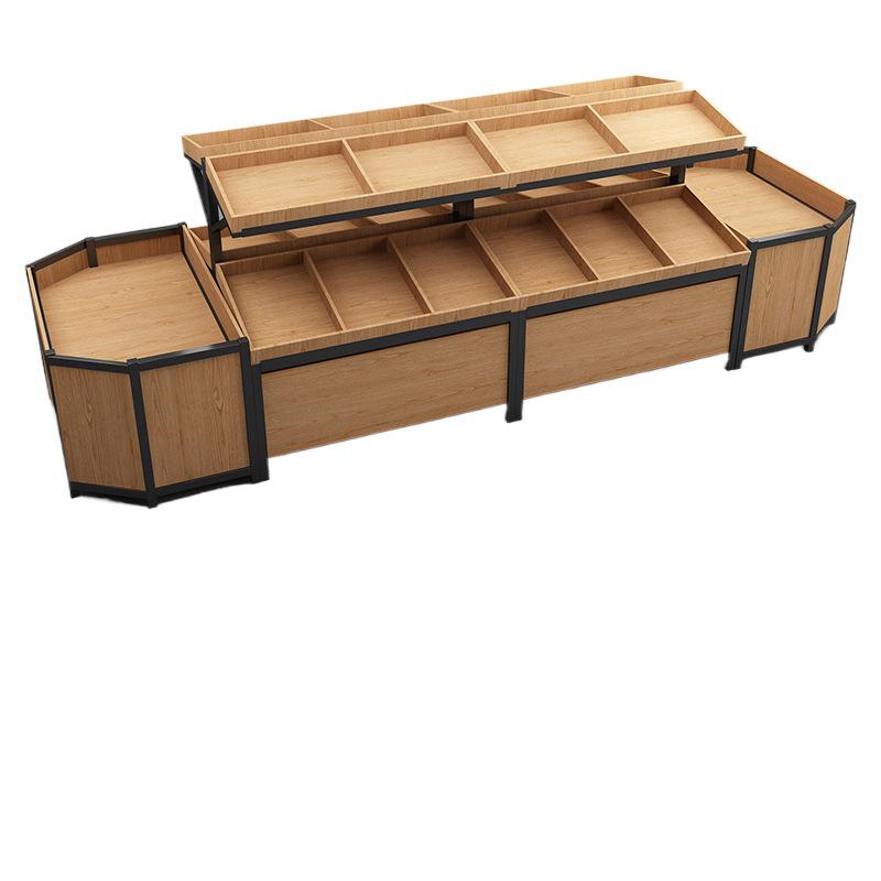 Creative Multilayer Fruit & Vegetable Display Rack for Supermarkets