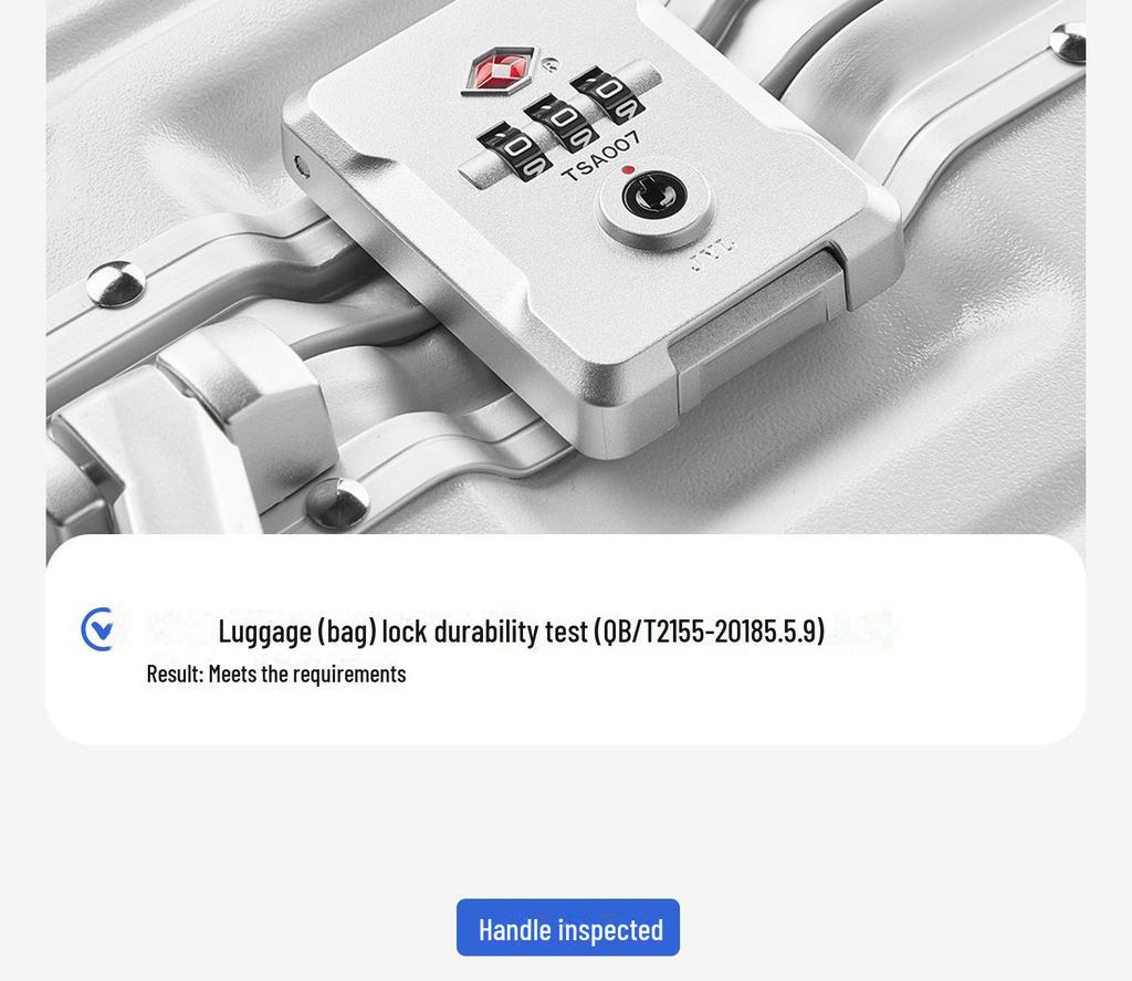 Yongsheng 20" Aluminum Frame Cabin Trolley with Anti-Fall Lock