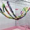 Cotton Rope Net Hanging Hammock for Hamsters Parrots Parakeets Cage