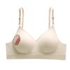 Seamless Push-Up Sports Bra for Teen Girls - Anti-Sagging, Thin Latex, Comfortable Fit