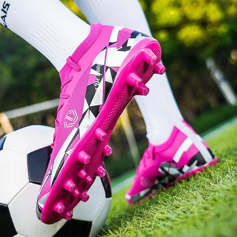 Men New FG Football Boots Sneakers Professional Resistant Adult Breathable Male Soccer Shoes Comfortable Match Football Shoes