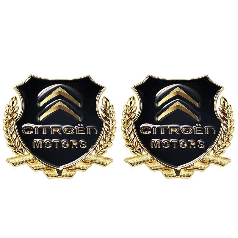 APG1  3D Metal Car Emblem Badges Stickers Car Window Sticker For Citroen C4 C3 C2 C1 Berlingo Xsara Grand Picasso Car Styling Paster