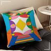 Colorful Geometric Painting Art Cushion Cover Pillowcase Upholstery Sofa Throw Pillow Home Decor Pillowcas