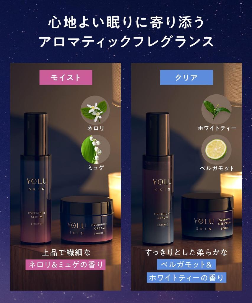 YOLU Skin Overnight Cream Moist