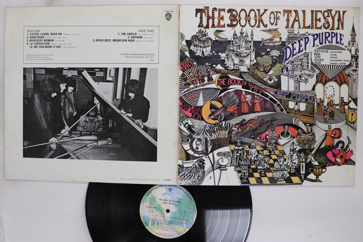 Виниловая пластинка DEEP PURPLE Book Of Taliesyn P8377W WARNER BROS 1973 Япония Рок Б/у