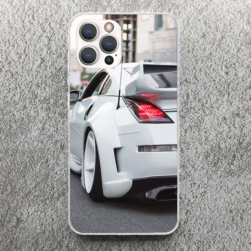 

JDM Sport Car 350Z 370Z 240Z Phone Case For iPhone 17 16 15 14 13 12 11 Pro Max Mini Plus Air 7 SE 8 Soft Silicone Print Shell F iPhone 12 Pro Max