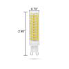18W 124LEDs LED Corn Light Bulb Lighting Cool/Warm White Headlight G9 Ceiling Lights Bright SMD2835 Decor Room AC110V/220V Bulbs