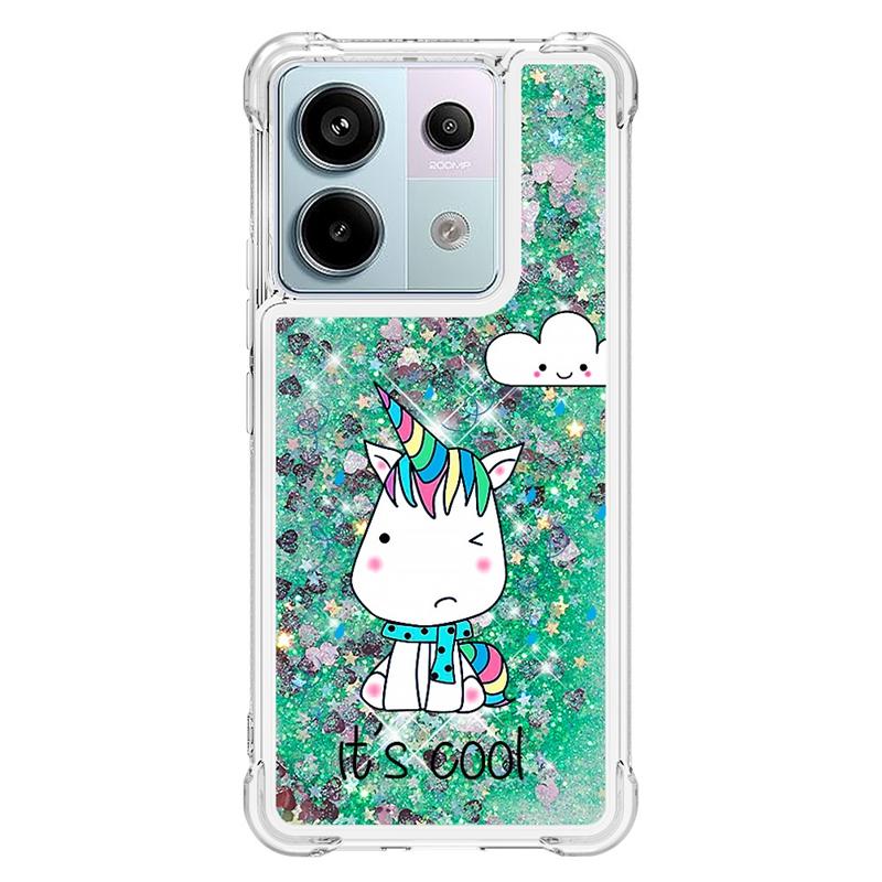 Für Xiaomi Redmi Note 13 5G Hülle Glitzer Dynamische Flüssig-Hülle für Für Funda Xiaomi Redmi Note 13 Pro 5G 13Pro Plus Handyhülle