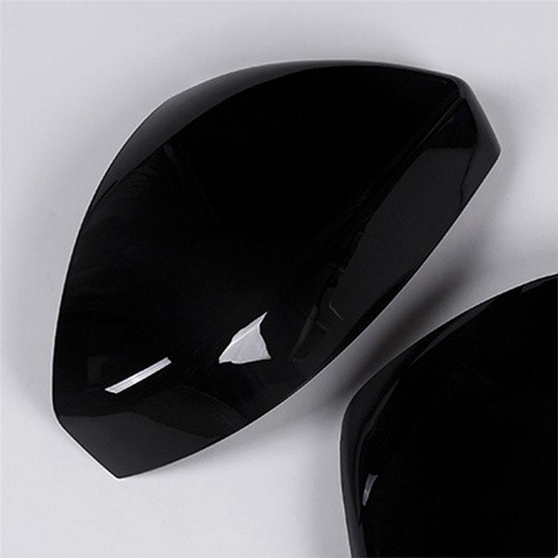 Car Rearview Mirror Cover Decoration Parts For Land Rover Range Rover Evoque Velar Jaguar F-Pace E-Pace 14- 22 Carbonfiber
