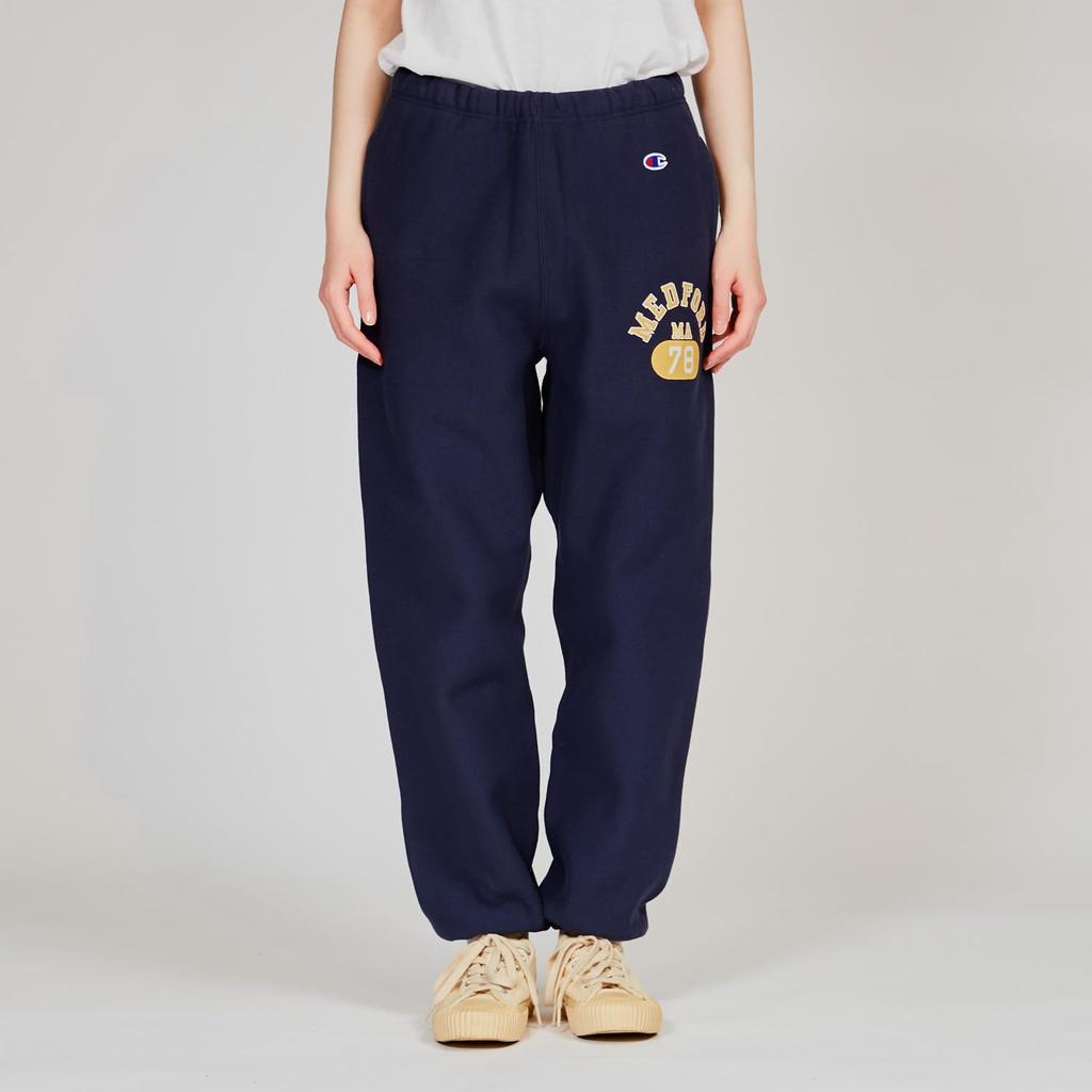 Champion Reverse Sweatpants with Graphic Dark Men's 11.5oz Fleece-Lined Weave® Print, Navy, C3-A216