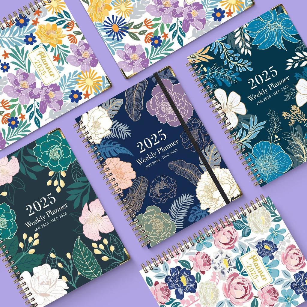 2025 Color A5 Coil Notebook, 100g Offset Paper, 142 Pages, Suitable For Of-fice And School Supplies