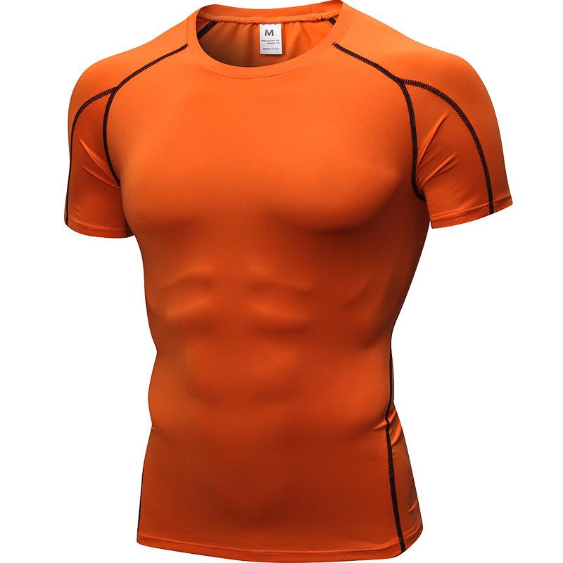 Men's Quick-Dry Compression Fitness T-Shirt - Short Sleeve