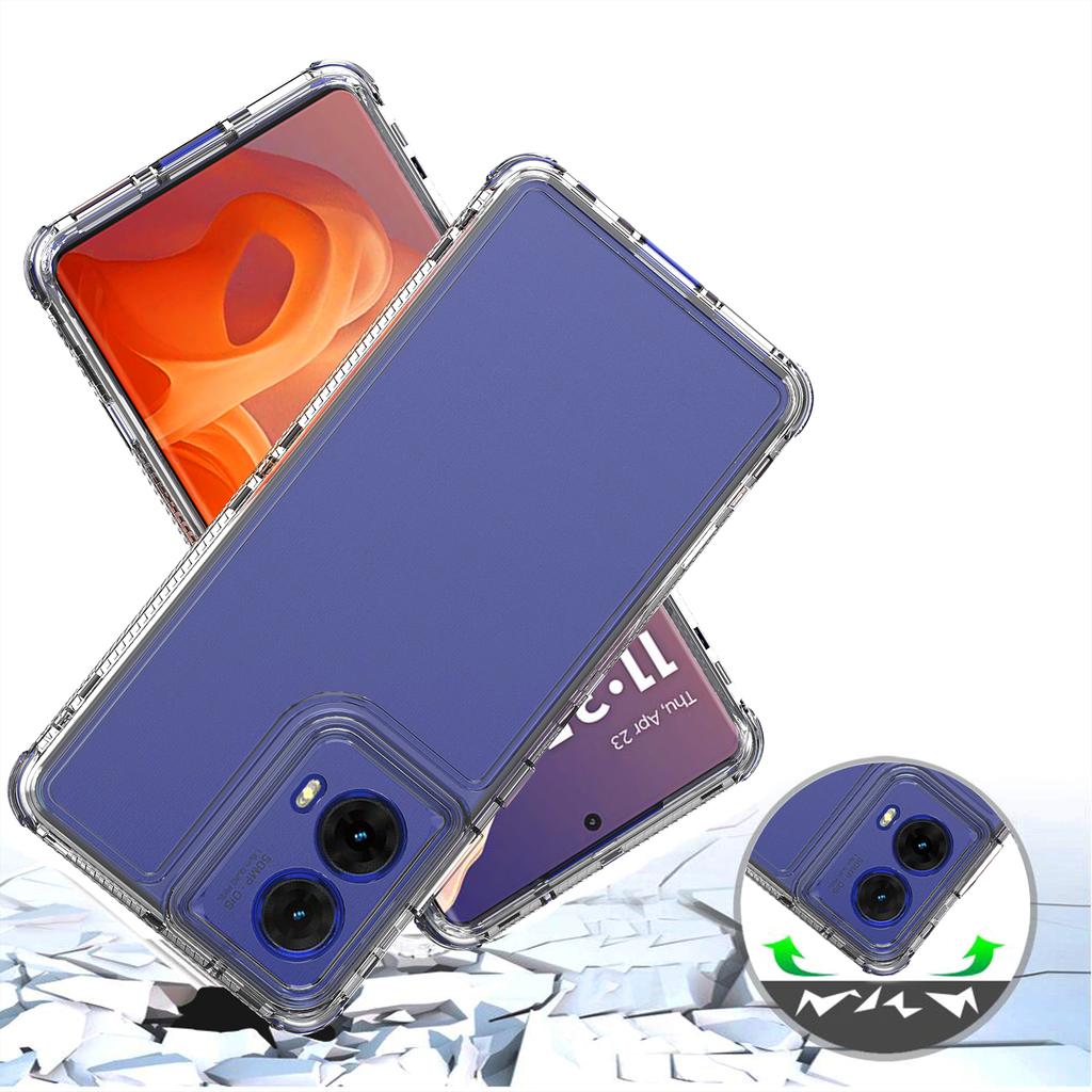 For Motorola Moto G85 5G/S50 Neo 5G Case Anti-Scratch Acrylic+TPU Clear Phone Cover
