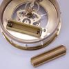 3D Small Wall Clock Retro Gold Table Clocks Wall Home Decor Shabby Chic Accessories Metal Transparent Movement Reloj Gift FZ993