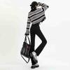 Elastic High-Waisted Black Straight-Leg Jeans for Women - Slimming Spring/Summer 2024 Collection