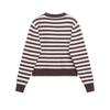 Spring 2025 Women's Color Block Striped Knit Top