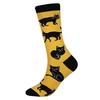 Cansok Mens Socks Footwear Animal Pattern Casual Cotton Set