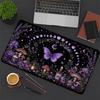 1Pc Purple Fantasy Garden Gaming Mouse Pad Keyboard Desk Mat Non-slip Rubber Lock Edge Waterproof Computer Mousepad for Office Home Decor Ey14