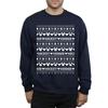 Disney Mens Mickey And Minnie Christmas Fair Isle Sweatshirt