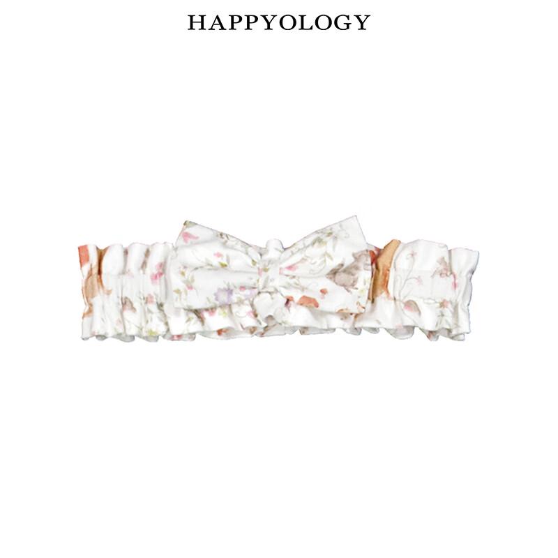 Happyology Baby Girls  Floral Bow Knitted Headband One Size