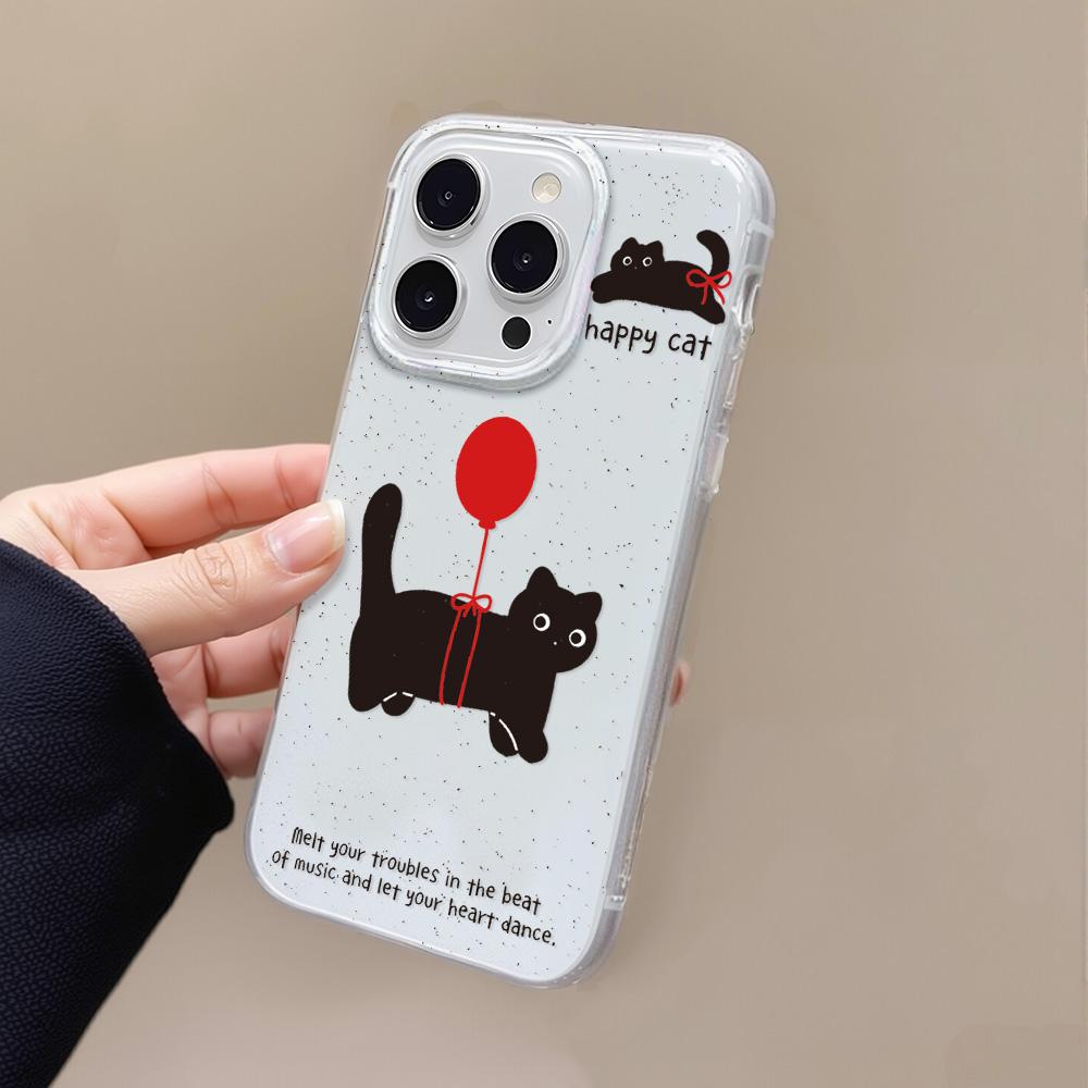 Painted Phone Case for iPhone 12 13 15 16 iPhone 16 12 13 14 15 Pro  14 15 16 Pro Max Coverage Shockproof Anti-Fingerprint Fresh Style Protective Case