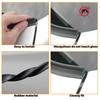 1.8m Car Rubber Seal Spoiler Strip Auto Front Rear Windshield Spoiler Front Window Hood Sealing Trim Auto Windshield Accessories