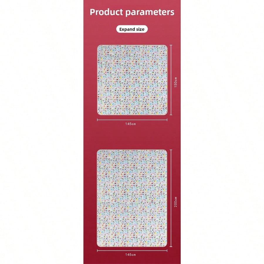 New outdoor moisture-proof mat Spring outing waterproof floor mat Small and portable foldable mini picnic mat in the palm