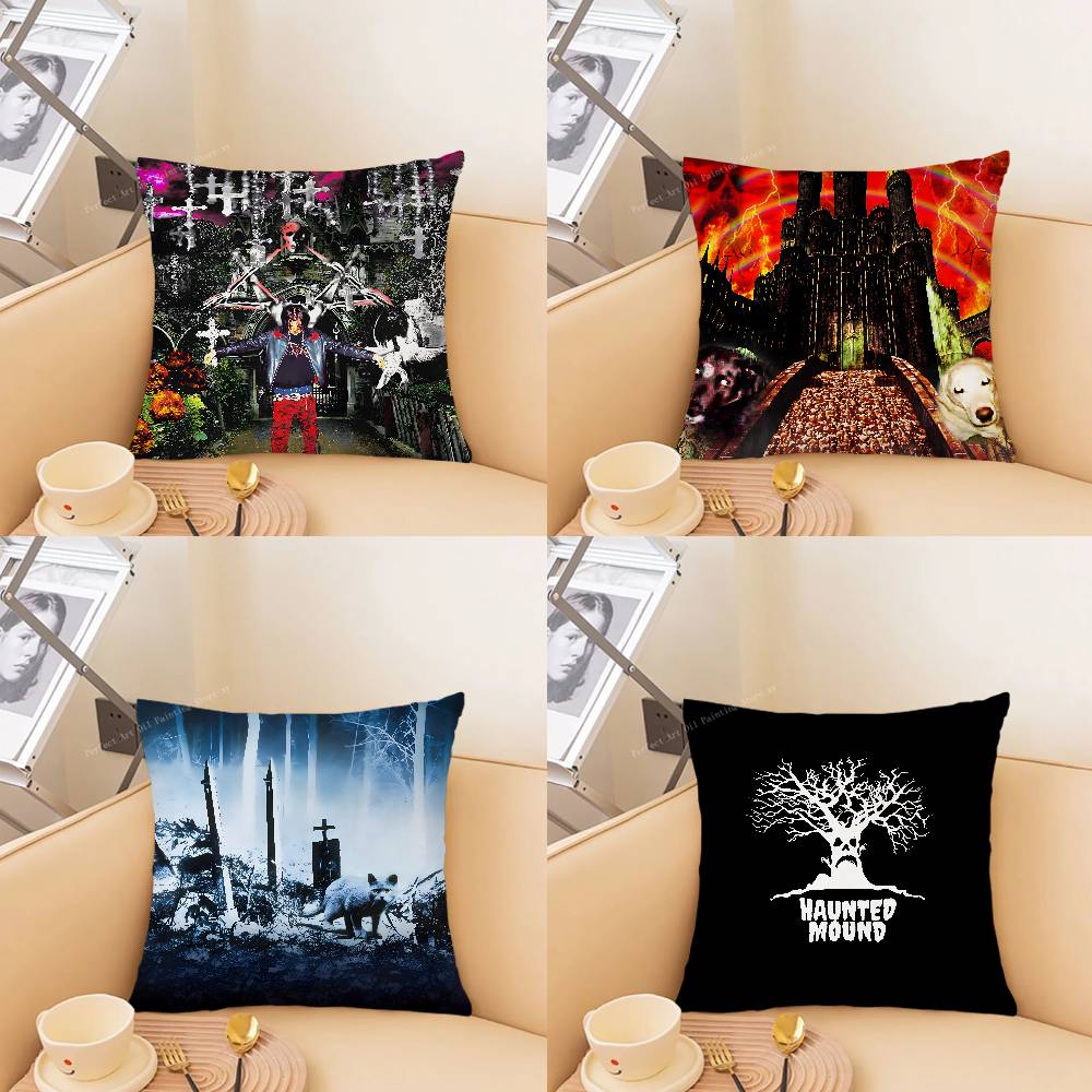 pc SSematary Butcher House Haunted Mound Pillow Case Fashion Square Pillowcase Bedroom Sofa Room Ins Decoration Leisure