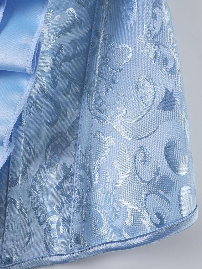 Corsetto in Raso con Bordino in Pizzo Stile Corte: Guaina modellante con supporto lombare e controllo addominale