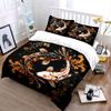 Koi Fish Decorative Art Set Soft Comfortable Duvet Cover Bedding Set Included 1*Duvet Cover & 2*Pillowcases, Gift