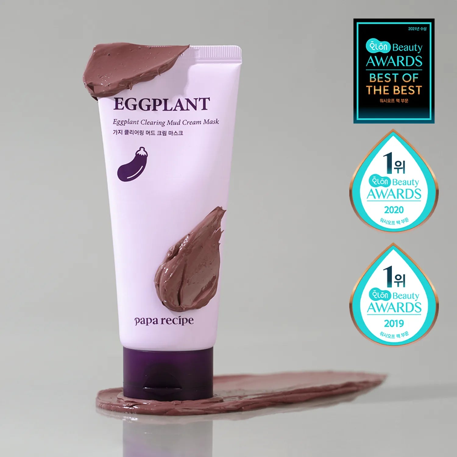 papa recipe Eggplant Clearing Mud Cream Mask 100mL 100ml