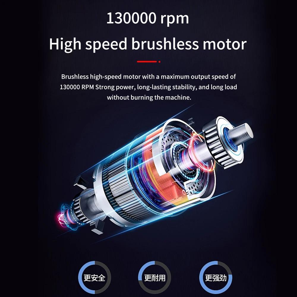 Mini Turbo Jet Fan 110,000 RPM Wind Speed 45m/s Brushless Motor Handheld Duct Fan High-Performance Cyclone Turbo Jet Blower