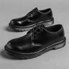 Fashion High Quality New Men's Oxford Shoes Wear-resistant Lace Up Style British Men's Trendy Shoes Outdoor Hiking Travel Shoes