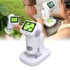 Kids Microscope 1600X Pocket Portable Mini Handheld Digital 1080P HD 2in Screen Rechargeable Student Edu Science Toy