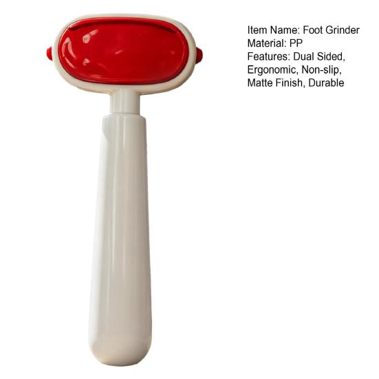 Fußschleifer Zweiseitig Ergonomischer Anti-Rutsch-Griff Hornhautentferner mit für Nass oder