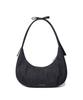 Covernat Woman Clover Heart Flat Ribbon Shoulder Bag Indigo Dark